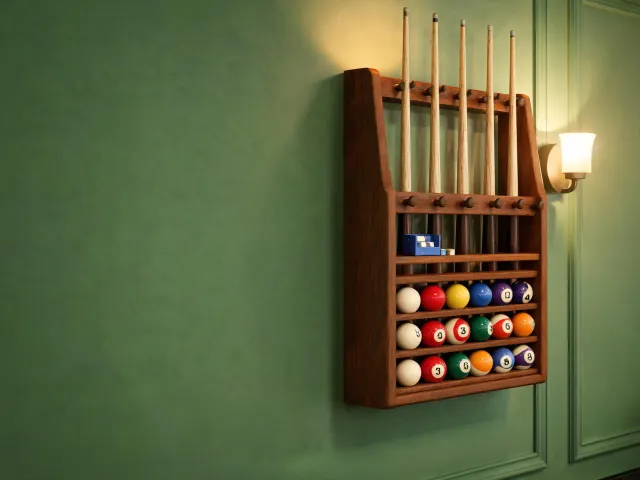 Cue wall and storage