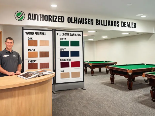 Dealer showroom table display